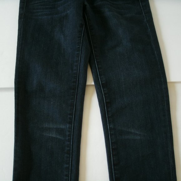 BLANK NYC Jeans Skinny Exposed Ankle Zipper Dark Wash Size 27 Cotton Spandex - Picture 6 of 14